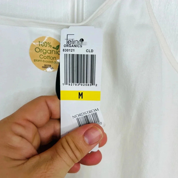 Felina Ivory Cami Top Size M Organic Cotton Eco-Friendly Plant Based Dye - Picture 5 of 11
